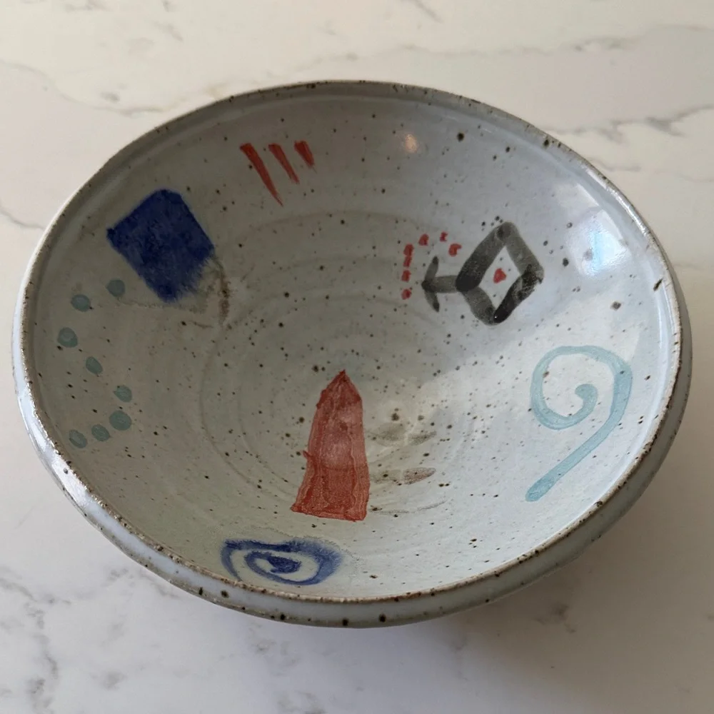 Studio Pottery Bowl Signed